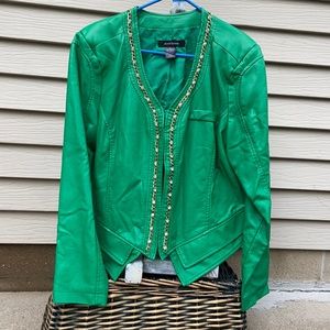 Ashley Stewart faux leather jacket